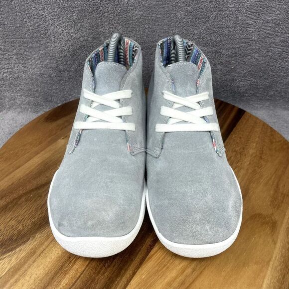 Kuru Aalto Boots Women's Size 7 Gray Suede Leather Lace Up Ankle Chukka Booties - Picture 2 of 9